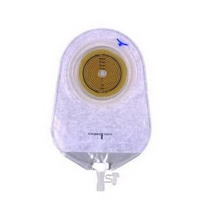 BX/10 - Assura 1-Piece Non-Convex Extra-Extended Wear Urostomy Pouch Cut-to-Fit 3/8" - 2-1/4"