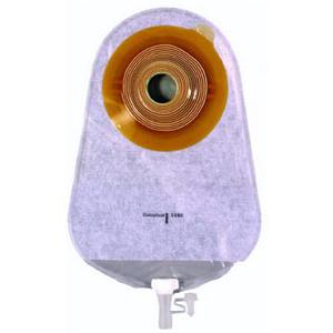 BX/10 - Assura 1-Piece Urostomy Pouch Cut-to-Fit Convex 3/4" - 1-3/4", Transparent