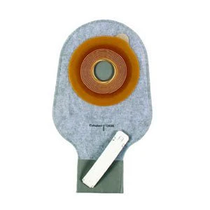 BX/10 - Assura 1-Piece Standard Drainable Pouch Cut-to-Fit Non-Convex 3/8" - 2-1/4", Transparent