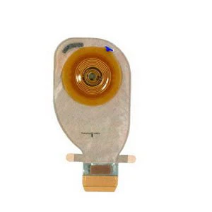 BX/10 - Assura 1-Piece Drainable Pouch Cut-to-Fit Convex 3/4" - 1-3/4", Transparent