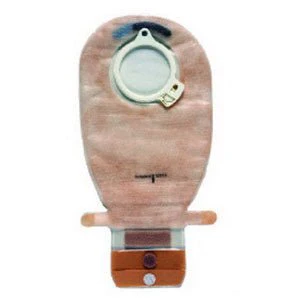 BX/10 - Assura 2-Piece Wide Outlet Drainable Pouch 2", Transparent