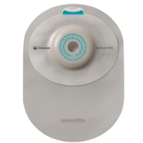 BX/10 - SenSura Mio 1-Piece Closed Pouch, Convex Light, Maxi, Opaque with Inspection Window, Cut-to-fit
