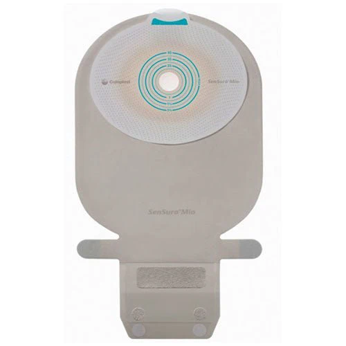 BX/10 - SenSura Mio 1-Piece EasiClose WIDE Outlet, Soft Convex, Maxi, Transparent, Cut-to-fit
