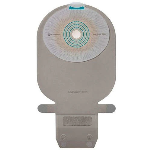 BX/10 - SenSura Mio 1-Piece EasiClose WIDE Outlet, Soft Convex, Maxi, Transparent, Cut-to-fit