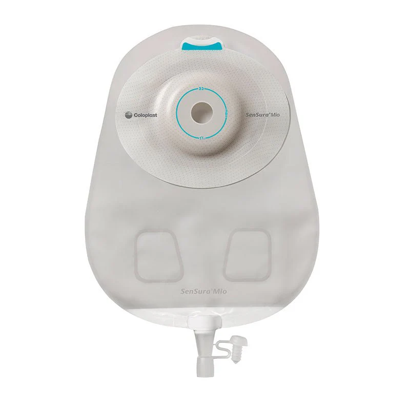 BX/10 - SenSura Mio 1-Piece Urostomy Pouch, Convex Light, Maxi, Transparent, Cut-to-fit