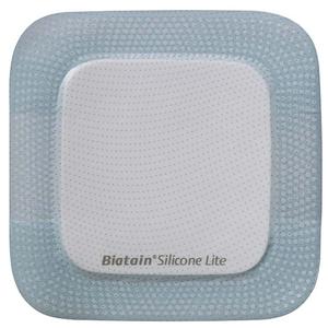BX/10 - Biatain Silicone Lite Foam Dressing 3" x 3", Pad Size 1.38" x 1.38"