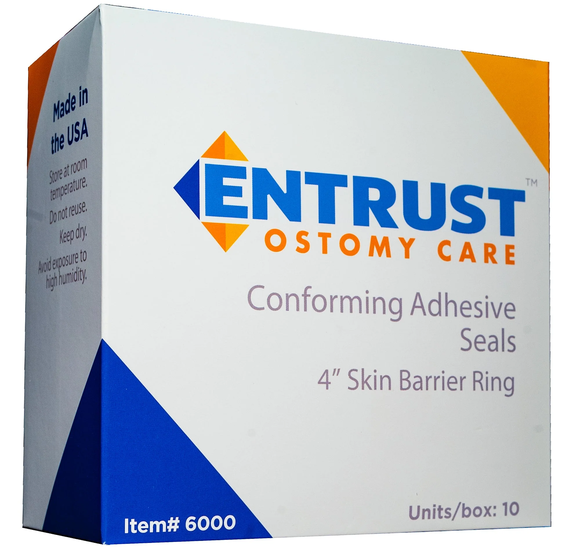 BX/10 - Entrust Ostomy Skin Barrier Ring 4"