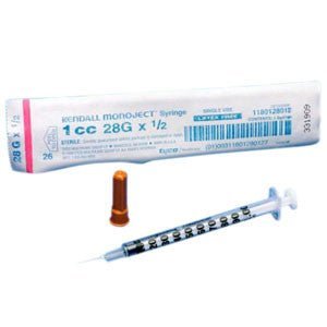 CA/500 - Monoject SoftPack Regular Tip Tuberculin Syringe, 1 mL