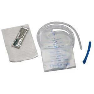 CA/50 - Flatus Bag with Rectal Tube Pre-lubricated Tip and Harris Flush Tube 24 fr x 19"