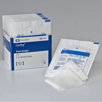 PK/25 - Curity Sterile Gauze Sponge, 4" x 4", Sterile 2's