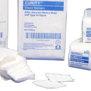 PK/200 - Curity Woven Gauze Sponge, Non-Sterile, 4" x 4", 16 Ply