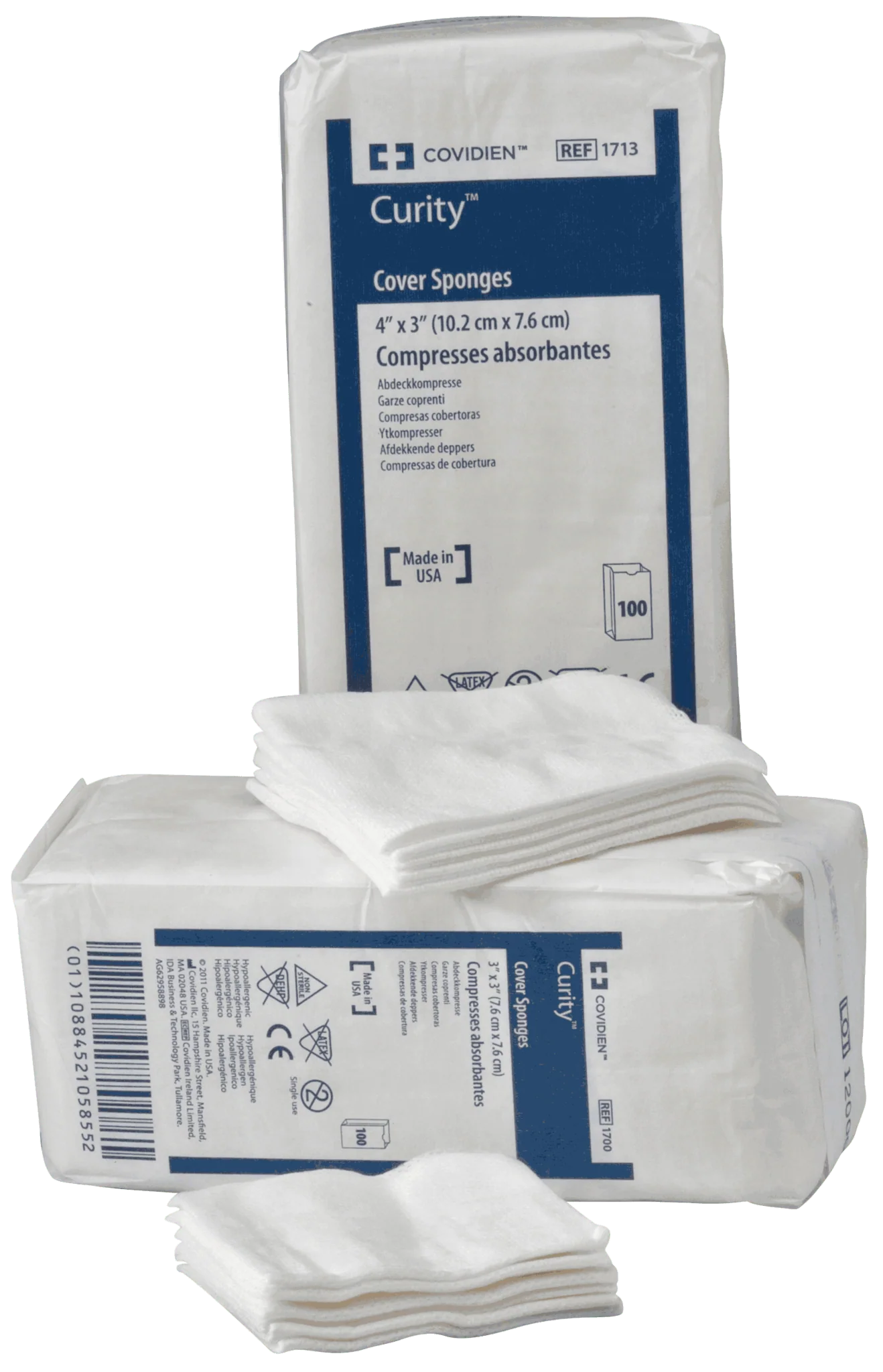 PK/25 - Curity Sterile Cover Sponge, 4" x 4"