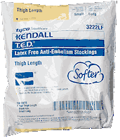 EA/1 - T.E.D. Thigh Length Anti-Embolism Stockings Small, Long, Latex Free