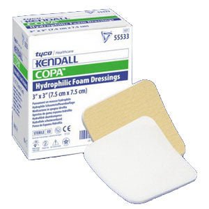 EA/1 - Cardinal Health Kendall Foam Dressing, 2" x 2"