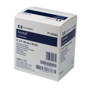 BX/10 - Cardinal Health Kendall AMD Antimicrobial Foam Dressing, Fenestrated, 3.5" x 3"