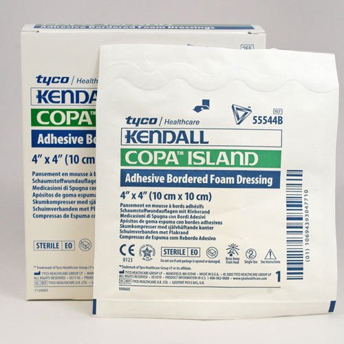 EA/1 - Cardinal Health Kendall Foam Dressing, 4" x 4"