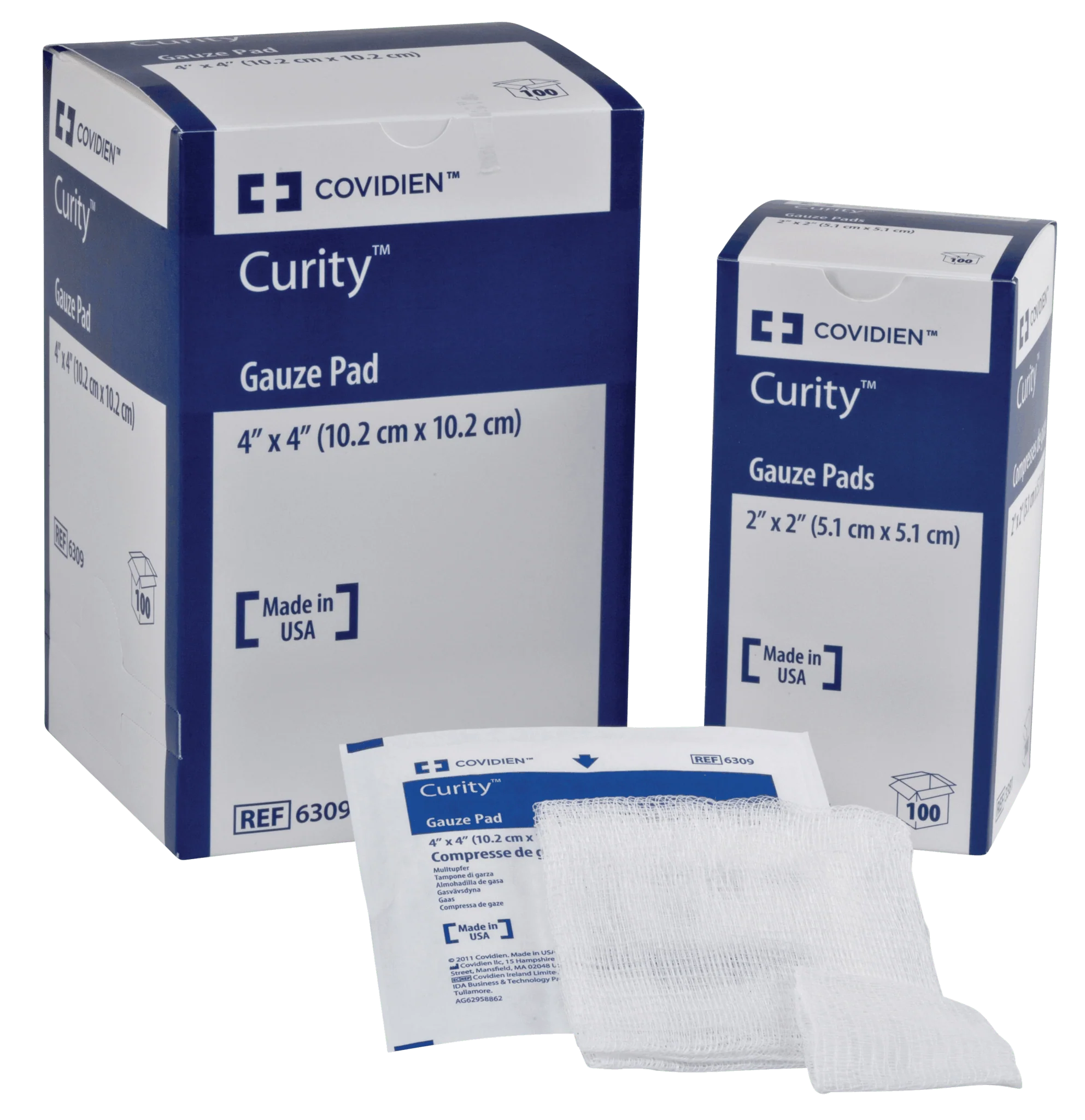 BX/100 - Curity Woven Gauze Sponge, Sterile 1's, 4" x 4",12 Ply