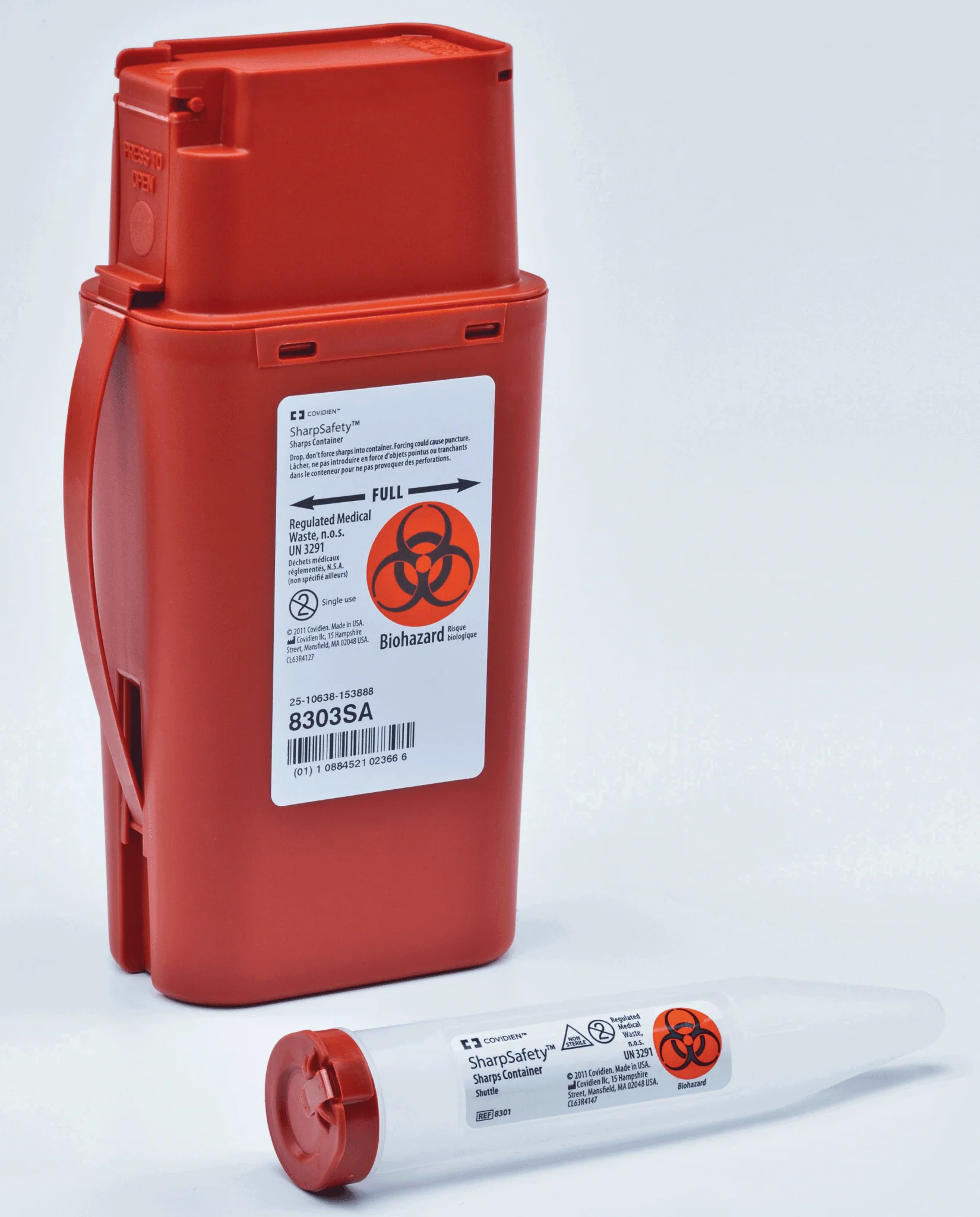 EA/1 - Transportable Sharps Container 1 Quart