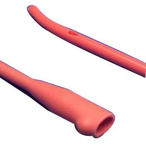 EA/1 - Curity Ultramer Coude Red Rubber Catheter 16 Fr 16"