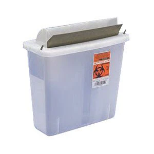 EA/1 - In-Room Sharps Container with Mailbox-Style Lid 5 Quart