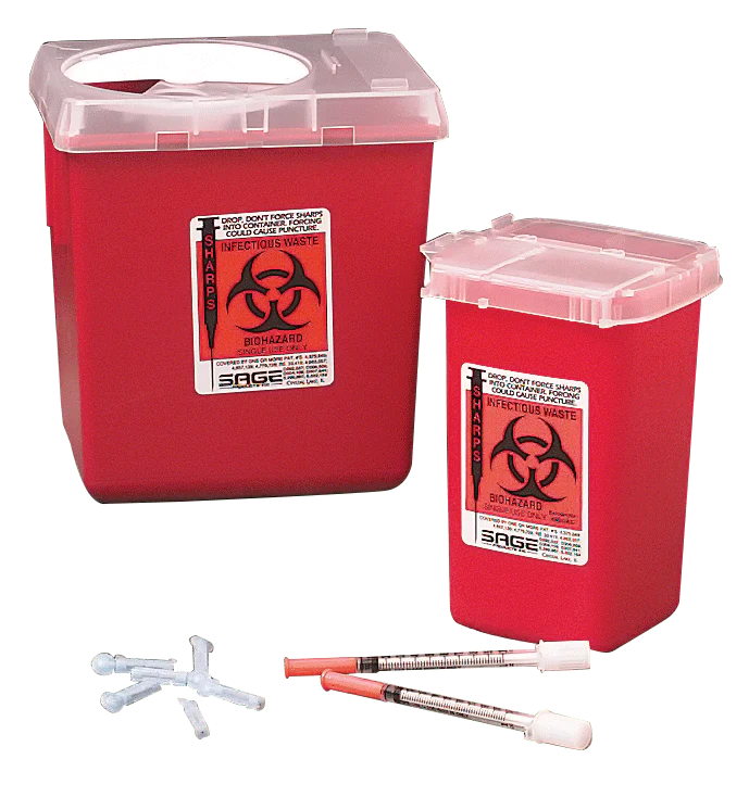 EA/1 - SharpSafety Autodrop Phlebotomy Container 1 Quart