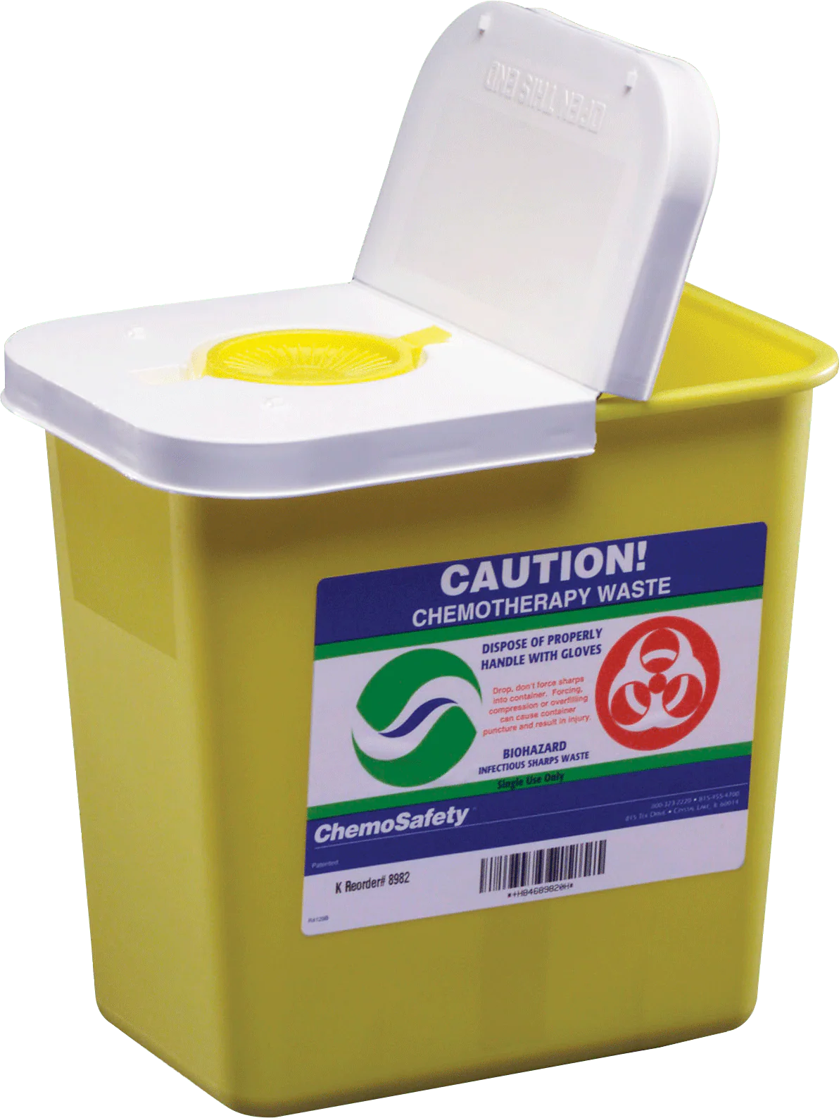 EA/1 - ChemoSafety Container with Hinged Lid 2 Gallon