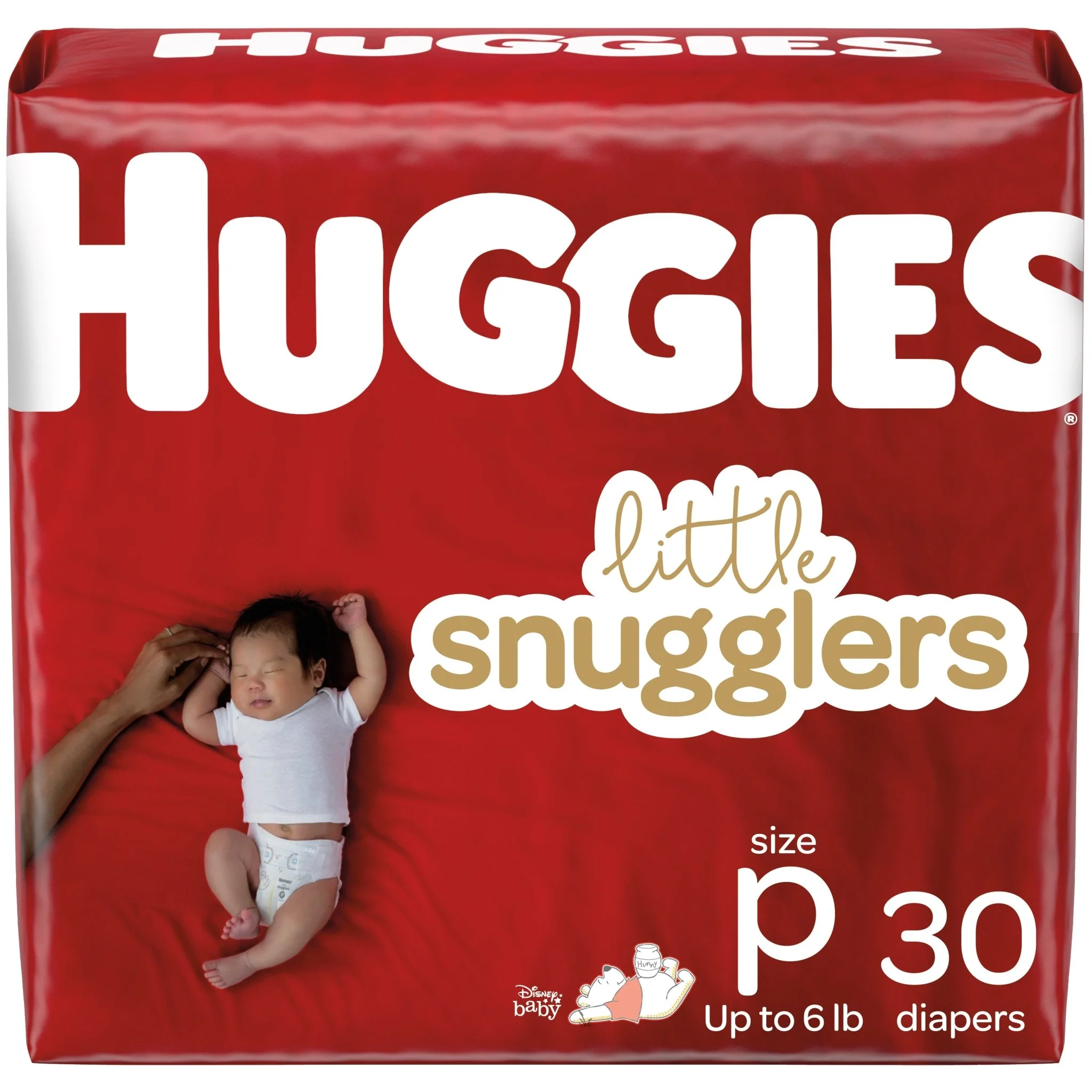 PK/30 - HUGGIES Little Snugglers Diapers, Preemie
