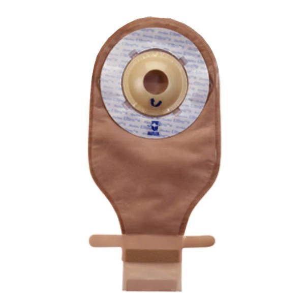 BX/10 - Ultralite One-Piece Drainable Pouch 1 5/8" Opening With Aquatack Barrier Deep Convex, Transparent