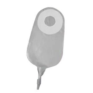 PK/5 - E-Z Drain Two-Piece Urostomy Drainable Pouch Regular, 8-5/8" L x 5" W, Clear, 15 oz.