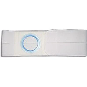 EA/1 - 4" White, Regular Elastic, Flat Panel Belt, Small, 2-3/8" Opening