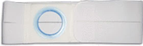 EA/1 - 4" White, Regular Elastic, Flat Panel Belt, Medium, 2-3/4" Opening