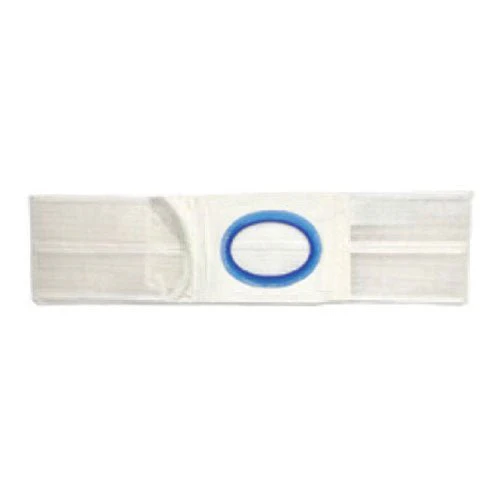 EA/1 - 4" White, Regular Elastic, Flat Panel Belt, Prolapse Flap, Large, 3-1/4" Center Opening