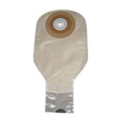 BX/10 - Special NuFlex Oval Drain Pouch Pre-Cut 1-1/8" x 1-1/4" Opening Mid Size Pouch Flat, Opaque