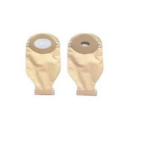BX/10 - 1-Piece Post-Op Adult Drainable Pouch Cut-to-Fit Deep Convex 1-3/16" x 2-1/4" Oval