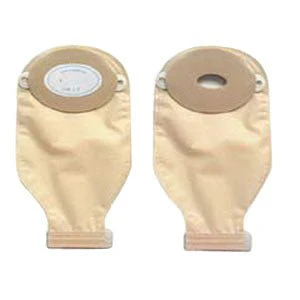 BX/10 - Nu-Flex 1-Piece Adult Drainable Pouch Cut-to-Fit Convex 1-3/4" x 3-1/4" Oval
