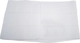EA/1 - 9" Left, White, Regular Elastic, Nu-Form Belt, Extra Large, No Hole