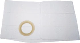 EA/1 - 9" Right, White, Regular Elastic, Nu-Form Belt, Medium, 2-1/4" Opening Placed 1-1/2" From Bottom