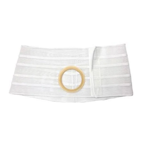 EA/1 - 9" Right, White, Regular Elastic, Nu-Form Belt, Prolapse Flap, Extra Large, 3-1/4" Opening Placed 1-1/2" From Bottom