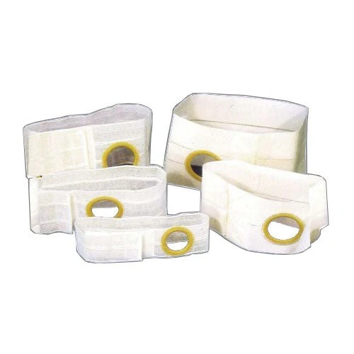 EA/1 - Special 4" White, Cool Comfort, Nu-Form Belt, 2X-Large, Custom: Medium Oval Opening Placed 3/4" From Bottom