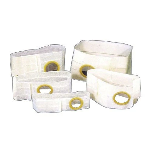 EA/1 - Special 6" White, Cool Comfort, Nu-Form Belt, Large, Custom: Left, 2-3/8" Opening Placed 1" From Bottom