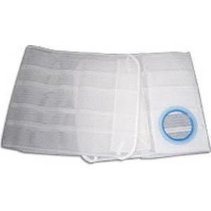 EA/1 - 9" Left, White, Cool Comfort, Flat Panel Belt, Medium, 2-3/4" Opening