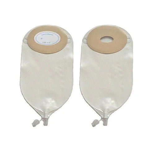 BX/10 - Urinary Pouch With Convexity Custom Pre-Cut 1-1/4" x 1- 1/2" Opening