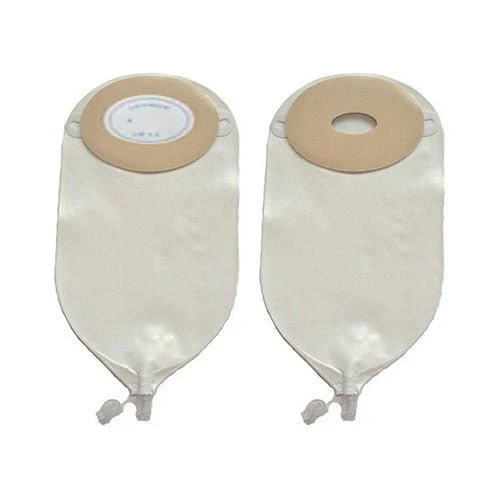 BX/10 - Nu-Flex 1-Piece Post-Op Urostomy Pouch, Trim-to-Fit 1-1/2" x 2-3/4" Opening, Deep Convex