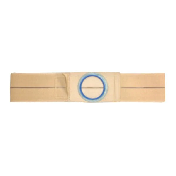 EA/1 - 4" Beige, Regular Elastic, Flat Panel Belt, Small, 2-5/8" Center Opening