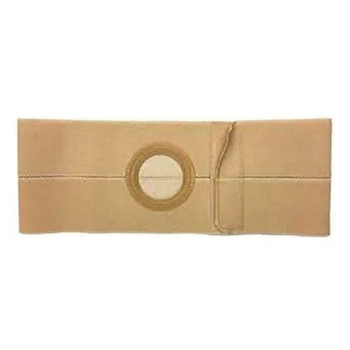EA/1 - Nu-Form Beige Support Belt 2-1/8" Center Opening, 6" Wide 32" - 35" Waist, Medium