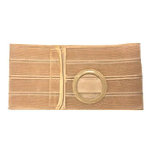 EA/1 - Nu-Form Beige Support Belt 2-3/4" Belt Ring 1-1/2" From Bottom 7" Wide 36" - 40" Waist Left, Large