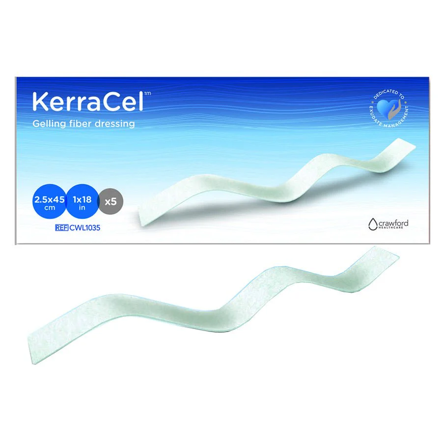 BX/5 - KerraCel Absorbent Dressing Ribbon 1" x 18"