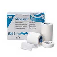 EA/1 - Micropore Standard Hypoallergenic Paper Surgical Tape 3" x 10 yds.