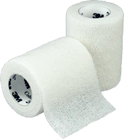 EA/1 - Coban Non-Sterile Self-Adherent Wrap 3" x 5 yds., White