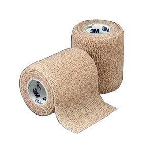 EA/1 - Coban Non-Sterile Self-Adherent Wrap 6" x 5 yds., Tan
